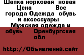 Шапка норковая, новая › Цена ­ 5 000 - Все города Одежда, обувь и аксессуары » Мужская одежда и обувь   . Оренбургская обл.